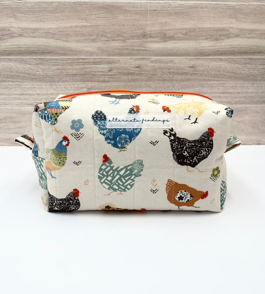 Just Chicken Around Makeup Bag