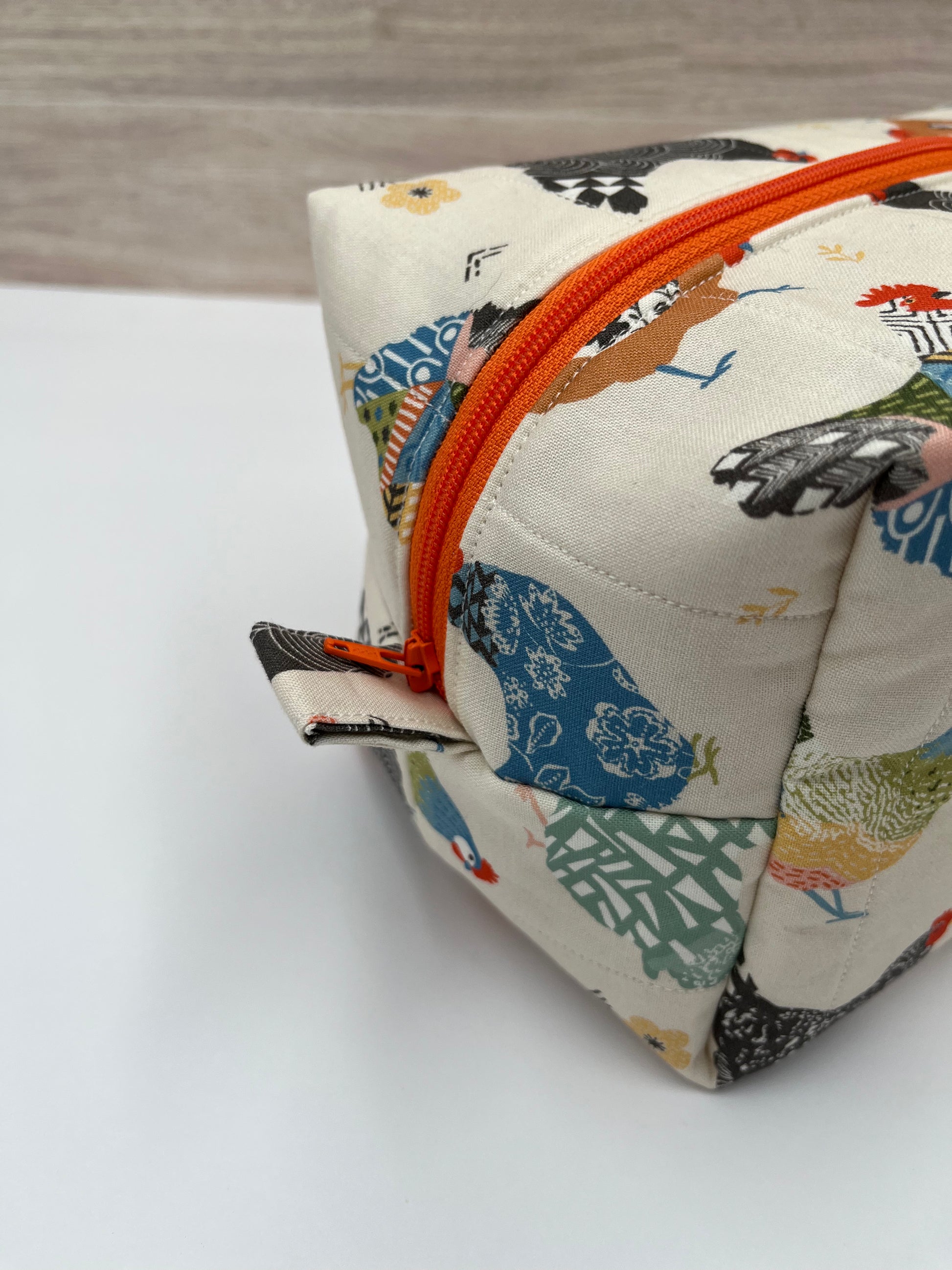 Just Chicken Around Makeup Bag Zipper Pull